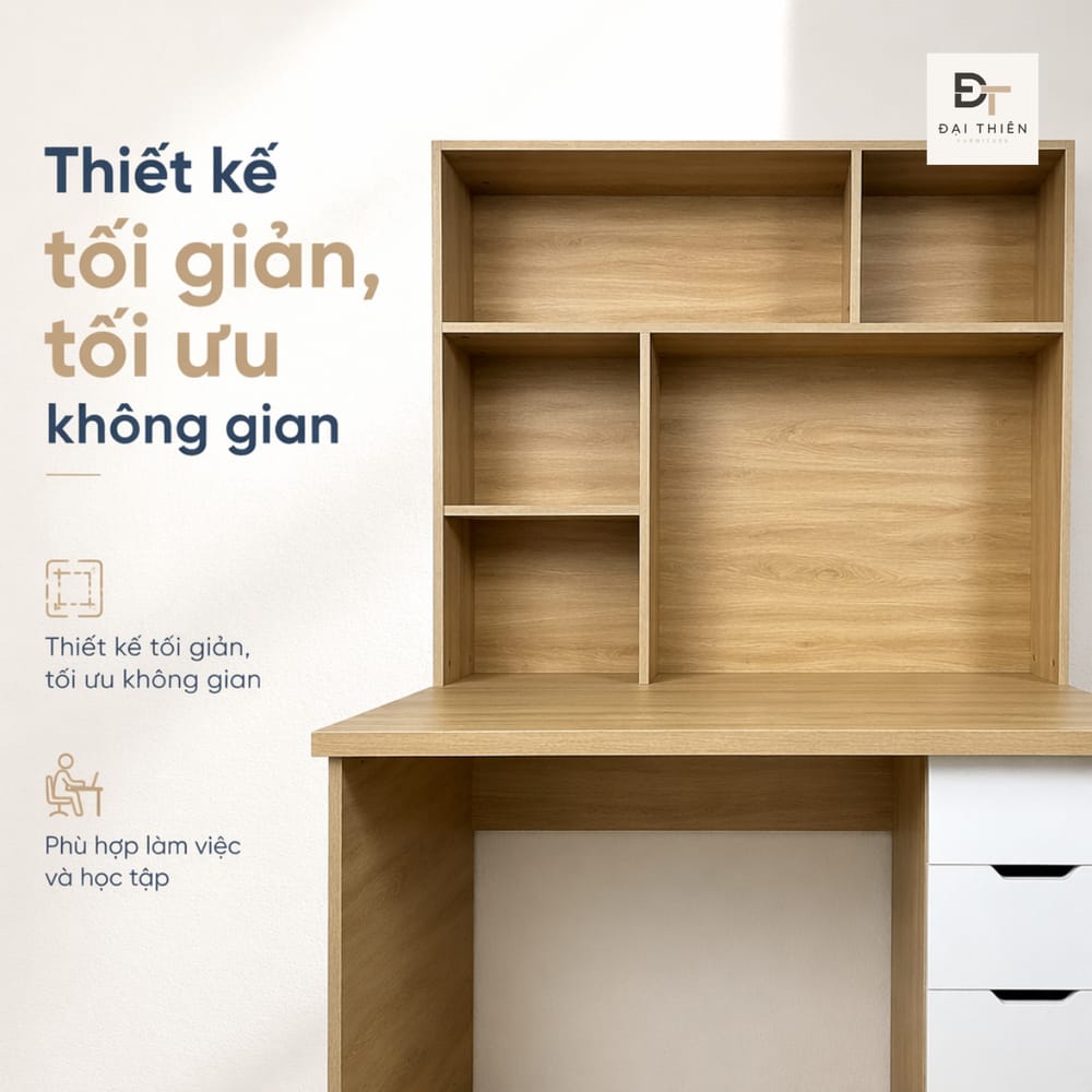 Bàn làm việc kết hợp đợt
