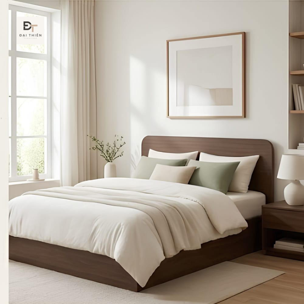 Giường ngủ Basic G01 (dùng đệm 1m6×2m)