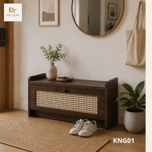 Kệ giày kết hợp ghế ngồi đa năng