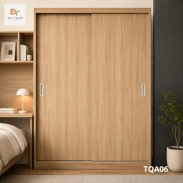 Tủ quần áo cánh lùa 2 cánh