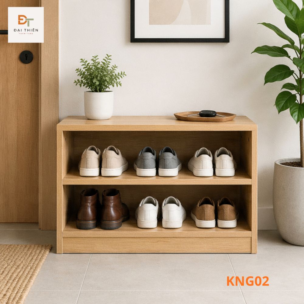Kệ giày kết hợp ghế ngồi