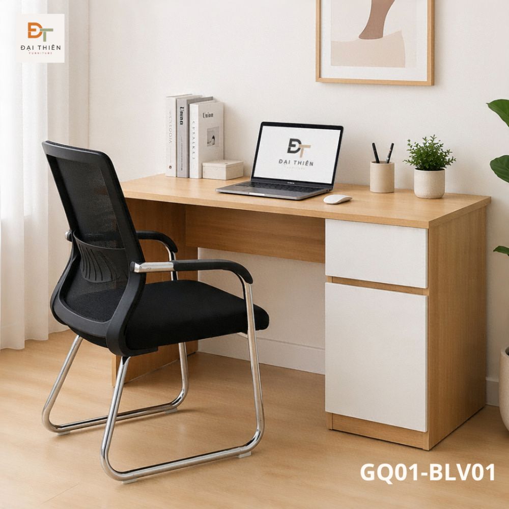 Bàn làm việc/ bàn học chân tủ